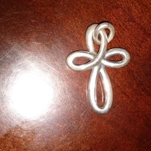 Retired James Avery 925 Loop Eternal Ribbon Cross